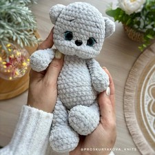 Handmade Kitten Crochet Toy, Cat Amigurumi Plush, Soft Gift