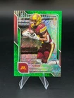 2025 Bowman Chrome University Football Green Shimmer Refractor A.J. Turner #52