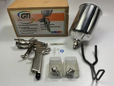 NO VALVE - Devilbiss GTI-620G GTi Millennium HVLP Gravity Feed Paint Spray Gun