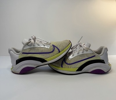 Nike Womens ZoomX Superrep Surge CK9406-157 White Purple Yellow Running Size 7