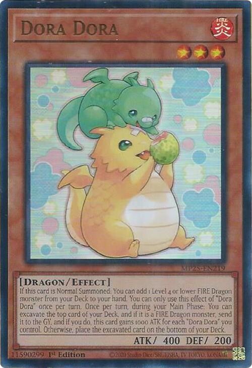 YUGIOH: 1x Dora Dora MP25-EN219 Ultra Rare 2025 Mega-Pack