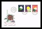 Finland First Day Cover 1988 Red Cross Benefit Flowers 3v Set