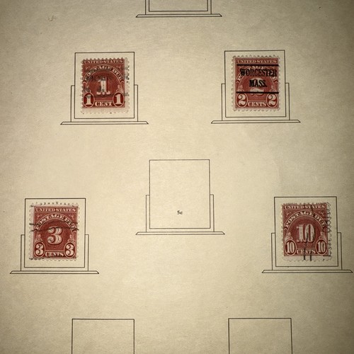 USA 1891-1933 POSTAGE DUE PARCEL POST DUE STAMP SMALL COLLECTION RARE 1-50 CENT - Picture 23 of 23
