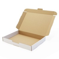 400 Maxibrief Kartons Faltschachtel Weiß 350 X 250 X 50 Mm (AußEnmaß)