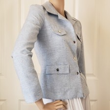 Women's Line-Up Vintage Business Casual Blazer Jacket SZ S Blue