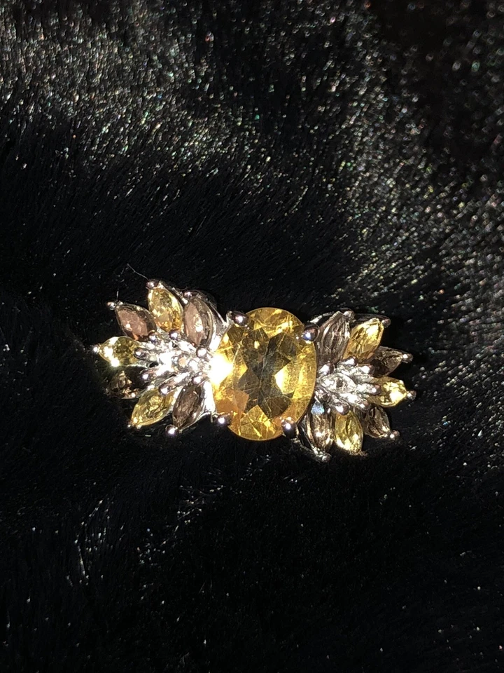 Anello Topazio E Citrini - Immagine 2 di 2