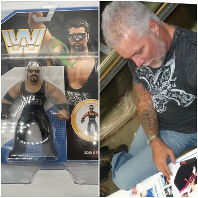 COA AUTOGRAPHED WWE Retro Series 10 Diesel Includes Defender Case Certified MOC