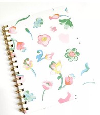 Coach Spiral Notebook with Dreamy Land Floral Print Chalk 160 Lined Pages NWT