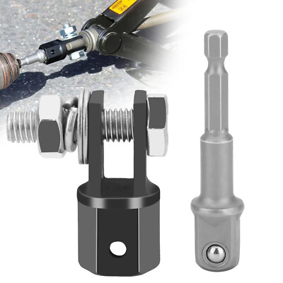 #ad 1 2 Inch Car Scissor Jack Adapter Chrome Vanadium Steel Drive Impact Wrench Tool $11.48