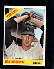 1966 TOPPS #38 RON NISCHWITZ EX TIGERS