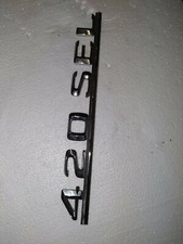 Mercedes Benz 420 Sel Trunk Badge Emblem - Original Mercedes Benz 420 Sel Trunk Badge Emblem - Original