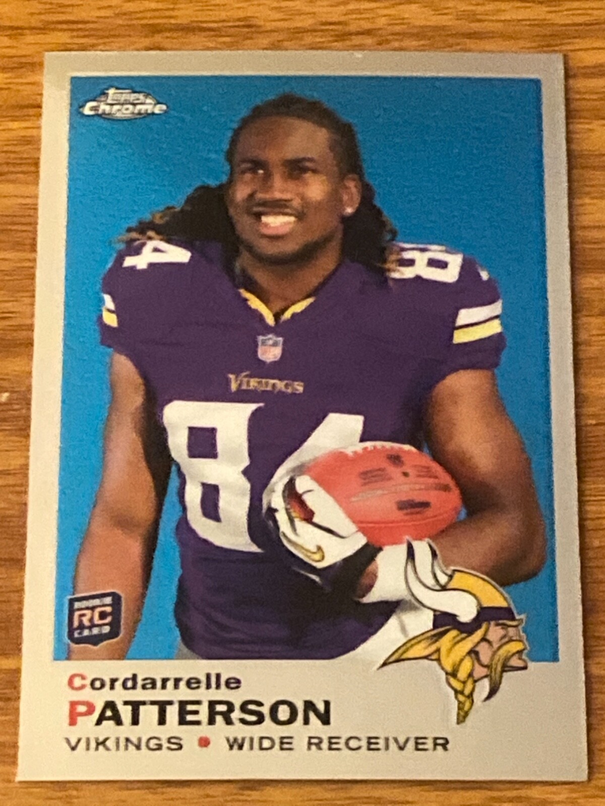 2013 Topps Chrome RC Cordarrelle Patterson Vikings Patriots Falcons #1
