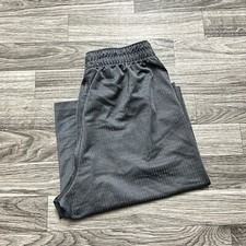 JORDAN Stretch Waist High Rise Grey Athletic Basketball Shorts Boy's Size Large