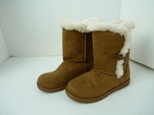 Girls Falls Creek Winter Snow Boots Brown Beige Size 4 very cute