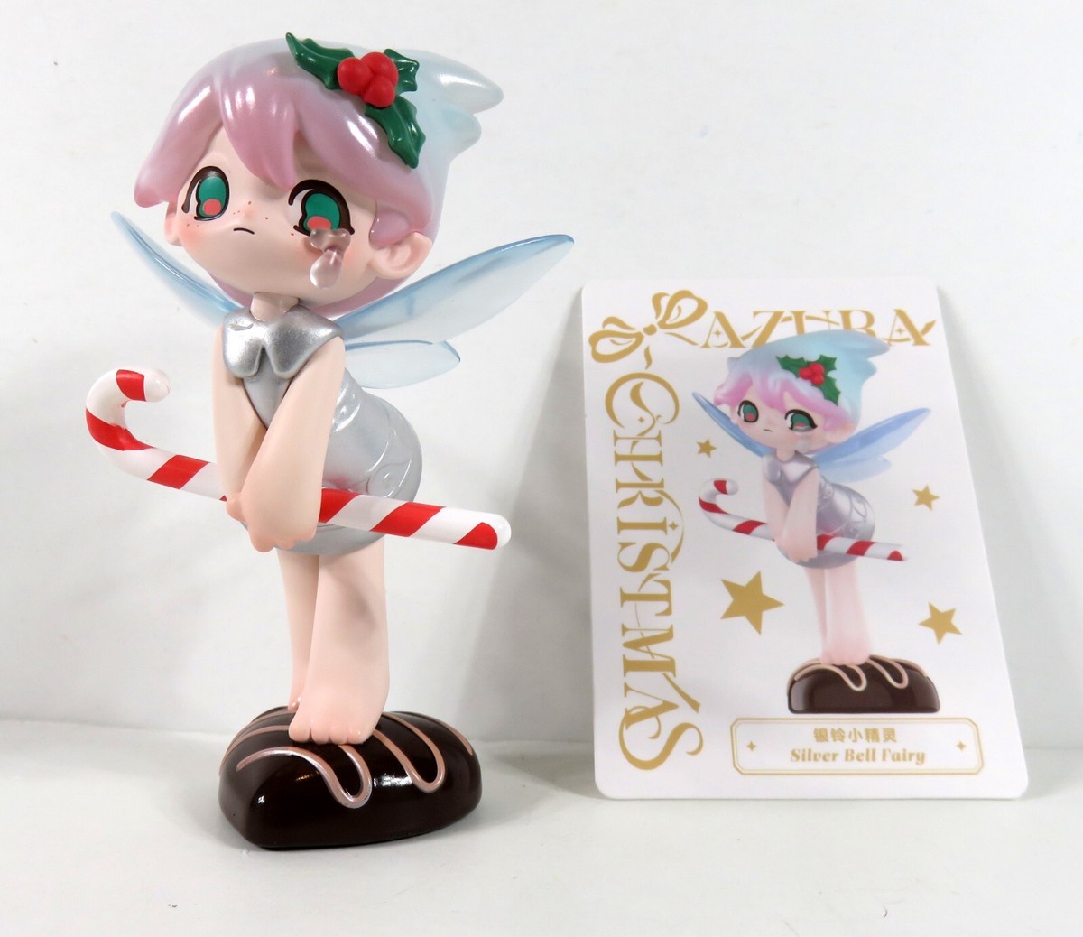 Pop Mart Azura Warm Christmas Mini Figure Silver Bell Fairy NEW | eBay
