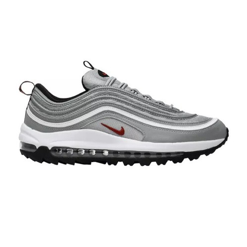Nuovo con Scatola Nike Air Max 97 G GOLF SILVER BULLET Scarpe Tacchetti  CI7538-001 Da Uomo Taglia 9.5 | eBay
