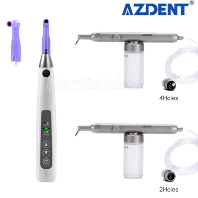 Dental Hygiene Prophy Handpiece 360° Swivel /Air Polisher Sandblasting 2/4Holes