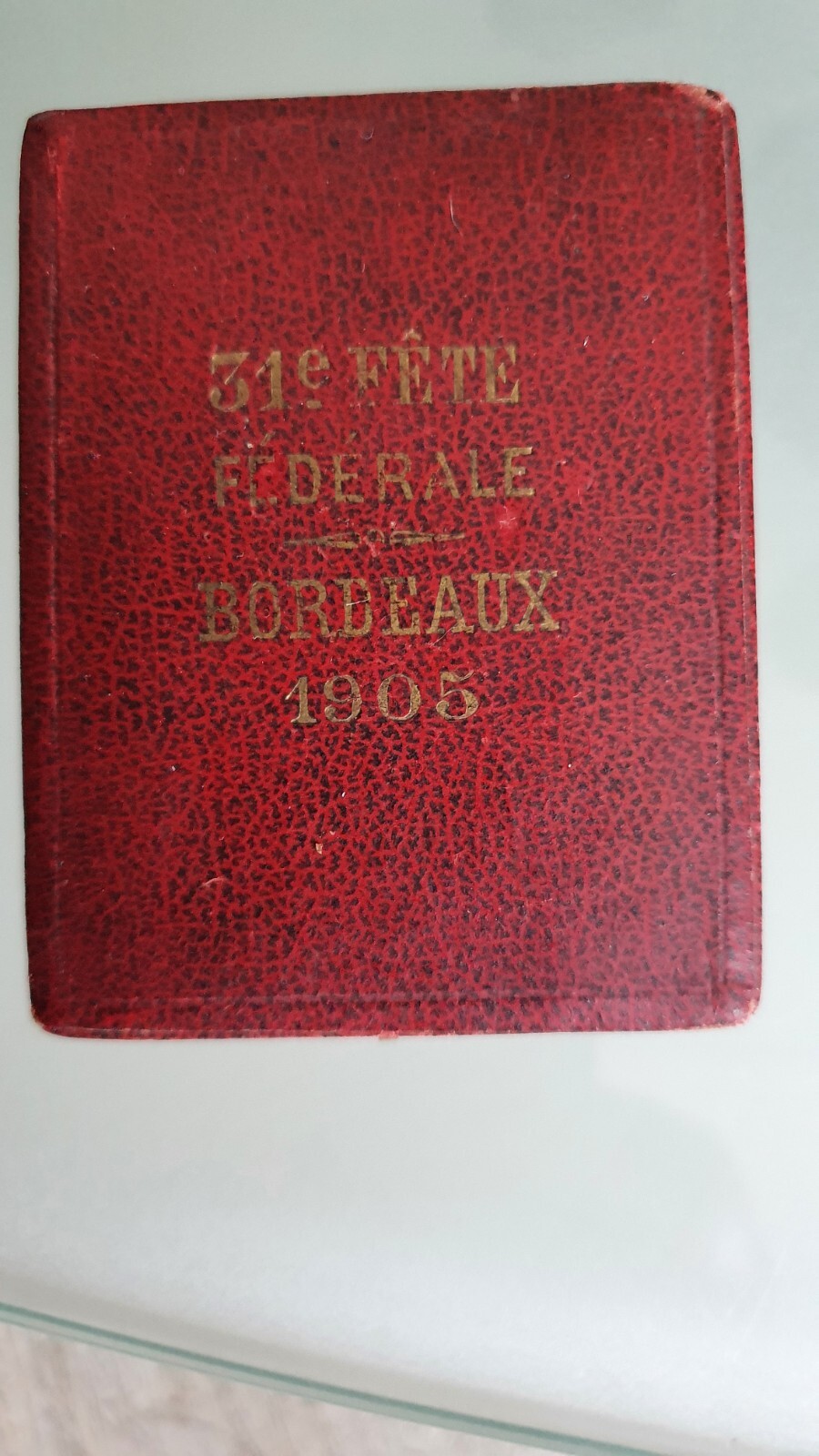 Médaille Bordeaux 1905 - 31ème Fête Fédérale Gymnastique - Bronze - Graveur L.Pech