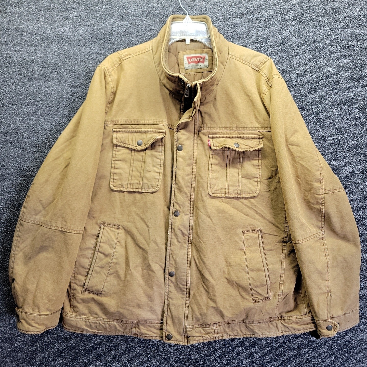 Levi's Mens XXL Soft Shell Commuter Trucker Jacket Qu… Gem