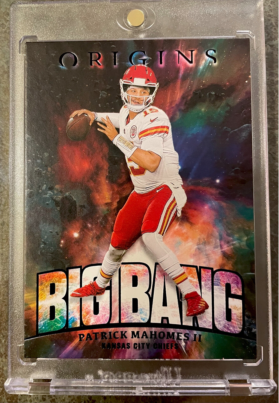 Patrick Mahomes 2021 Origins International Case Hit Big Bang SSP Chiefs Hobby