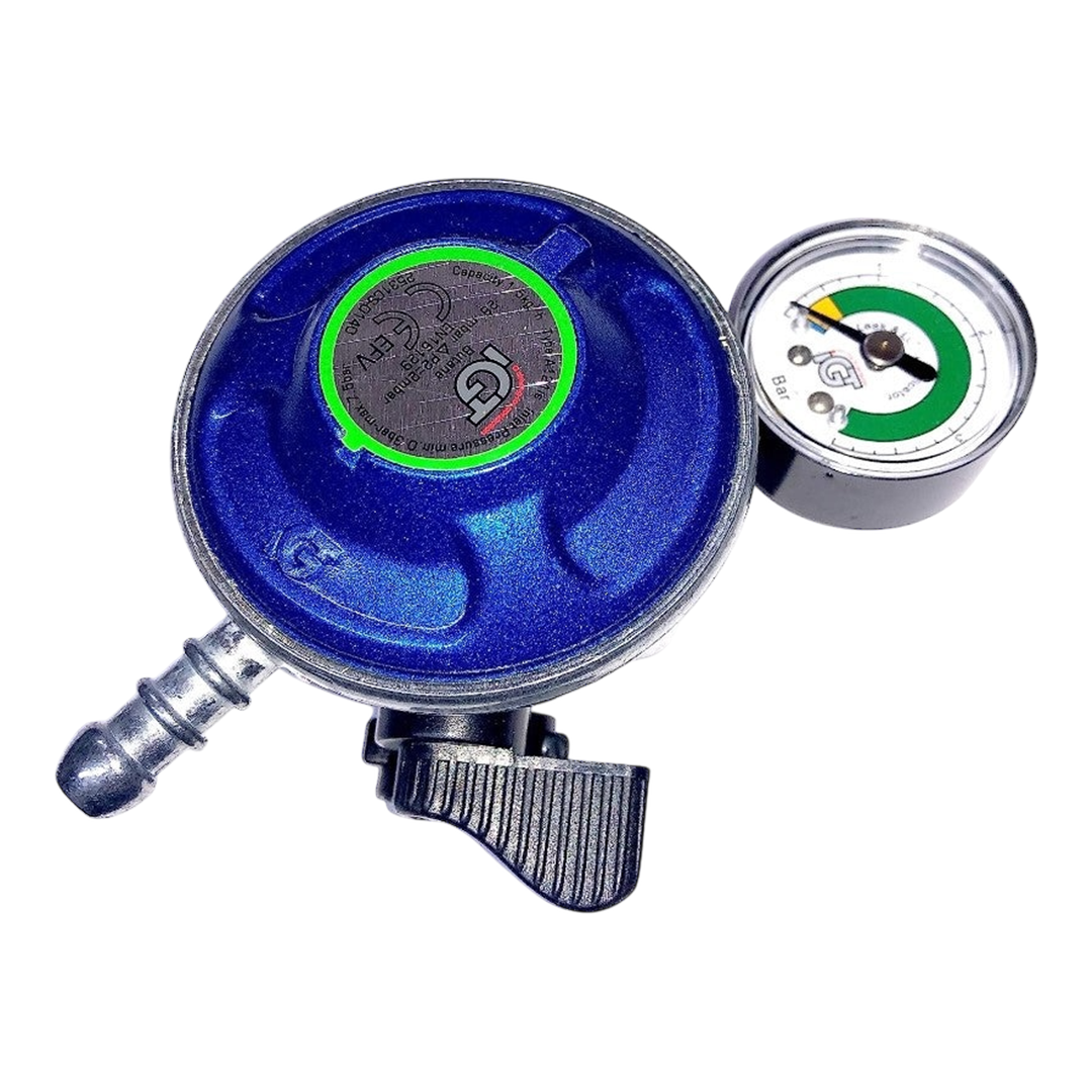 iGT Clip On Butane Regulator With Gauge 21mm M1 B50