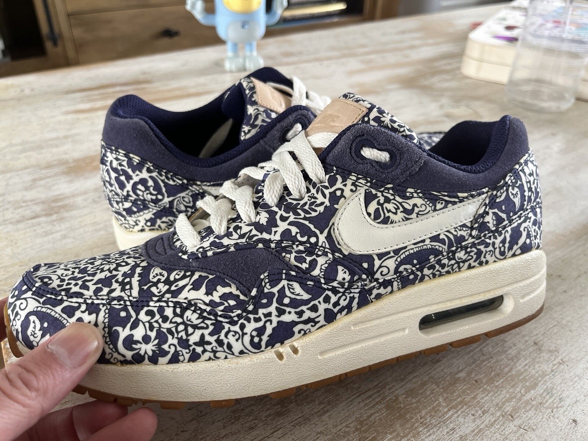 Size 10 - Nike Liberty of London x Air Max 1 ND Imperial Purple