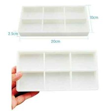 1 Pz Dentista Dentista Vassoio Plastica Armadio Qulity Strumento Polipropilene Bianco