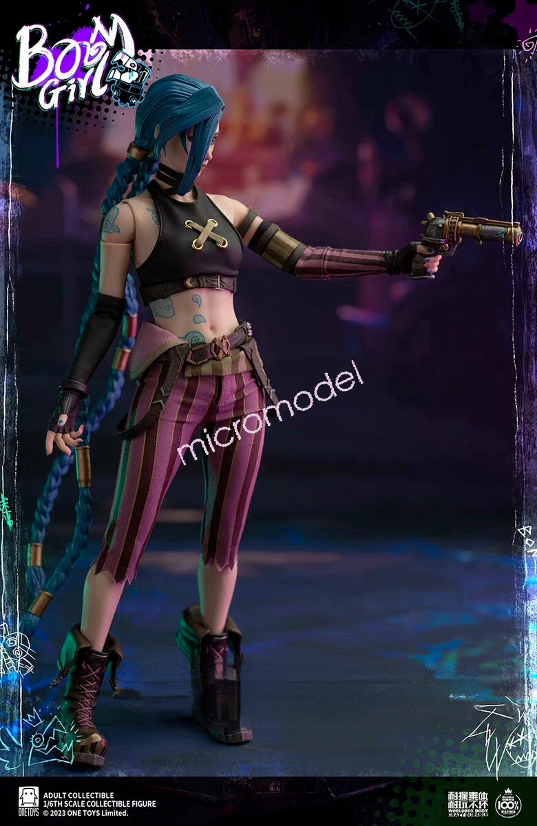 Action Figure 1/6 Onetoys League of Legends Jinx Model Toy Deluxe