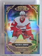 2020-21 UPPER DECK STATURE MATHIAS BROME ROOKIE 346/399 DETROIT RED WINGS #130