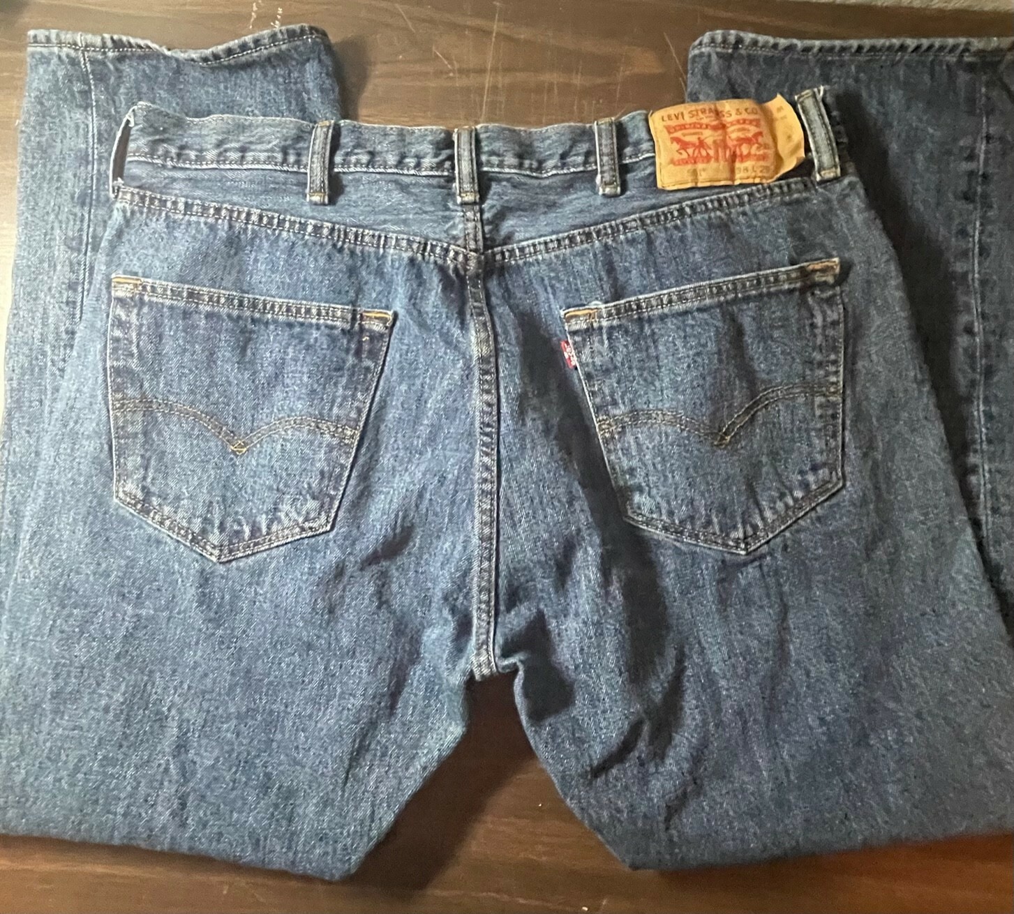 Classic Authentic Levi's 501 Button Fly Jeans Blu… - image 2