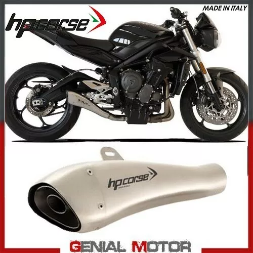 Exhaust Hp Corse Hydroform Satin Triumph Street Triple 765 2017
