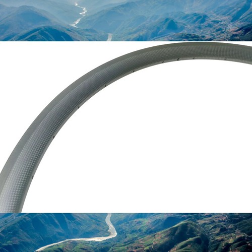 700C 38*23mm Road Bike Carbon Rim Basalt V Brake Clincher 12K Twill 16-36 Holes - Picture 5 of 12