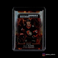 2021-22 O-Pee-Chee Platinum #256 Olle Alsing Senators Hot Magma #/499