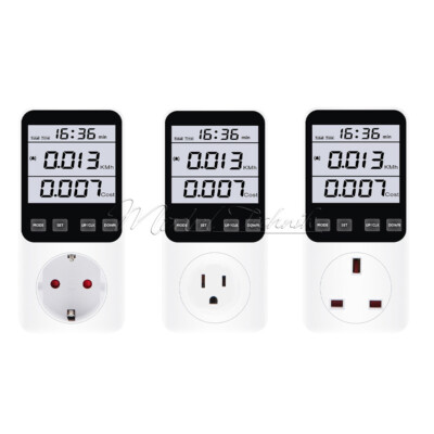 Smart Power Energy Meter Socket Analyzer Voltage Current Electricity Monitor