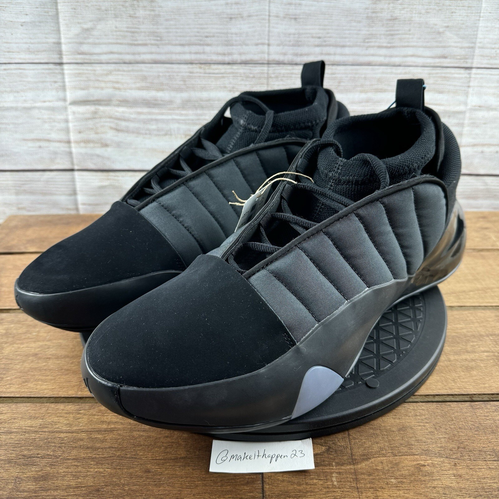 Adidas Harden Volume 7 ‘Core Black’ White James Harden HP3021 Men Size 14.5 RARE image 2