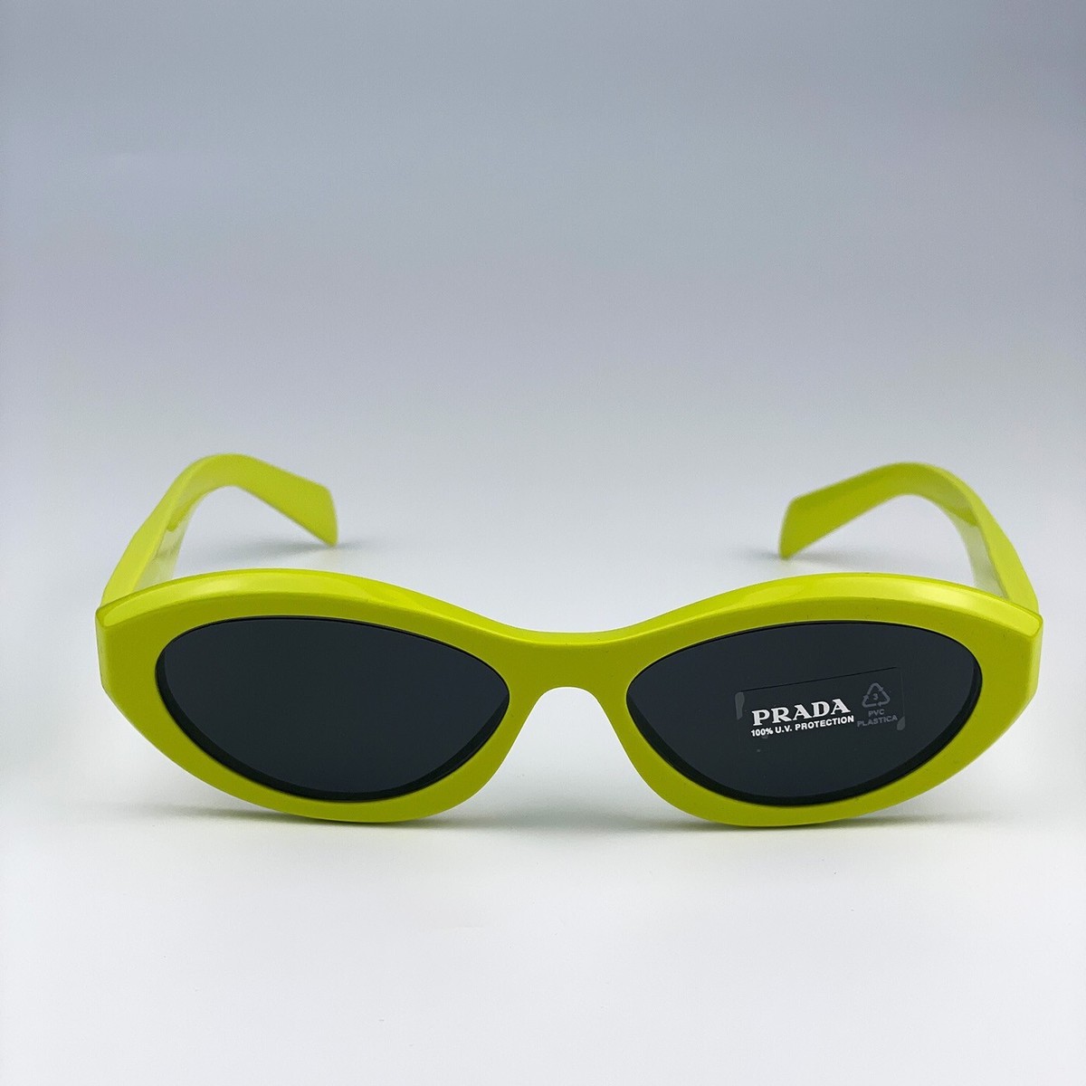 Prada Women AUTHENTIC Sunglasses Cedar Dark Grey Oval PR26ZS  display picture 1