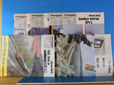 Personenzug Journal Lot 1986 Jan 100, Feb 101, 102,103, Okt/Nov, Dez (6)