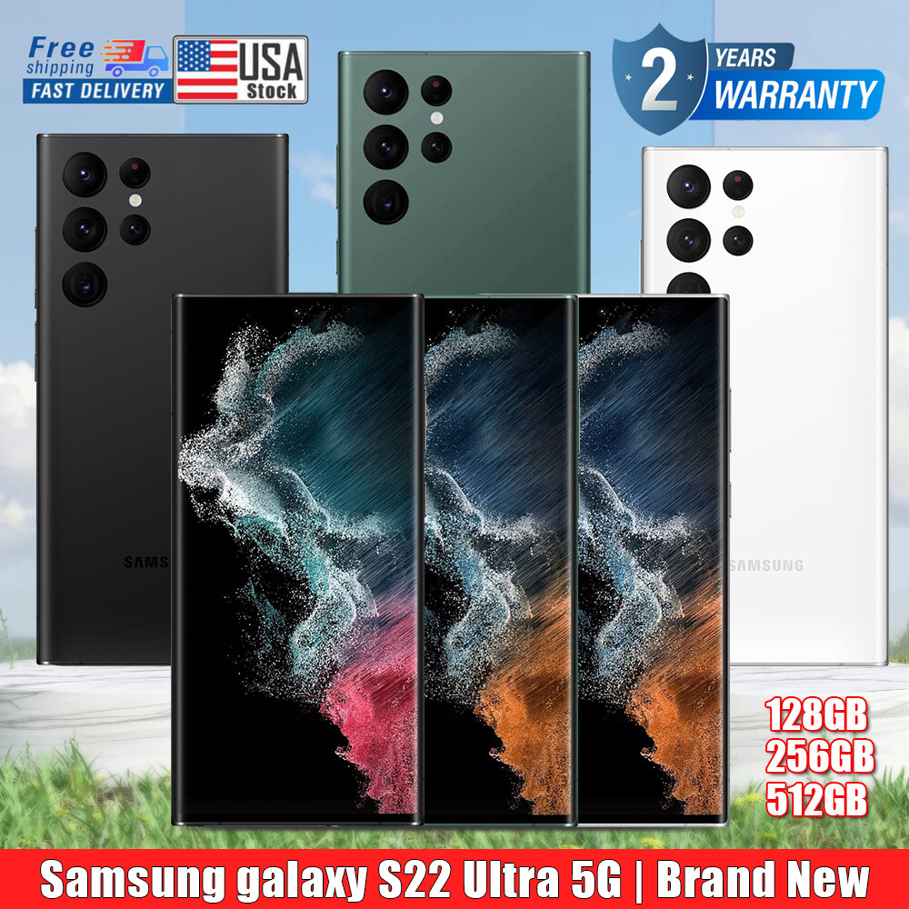 【au】 Galaxy S22 Ultra 本体　箱あり NEW SAMSUNG GALAXY S22 ULTRA 5G UNLOCKED 4 ALL CARRIER S908U1 ALL