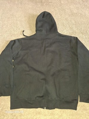 Vintage Avirex Zip Up Hoodie Embroidered Men's Large Cross Coat Of