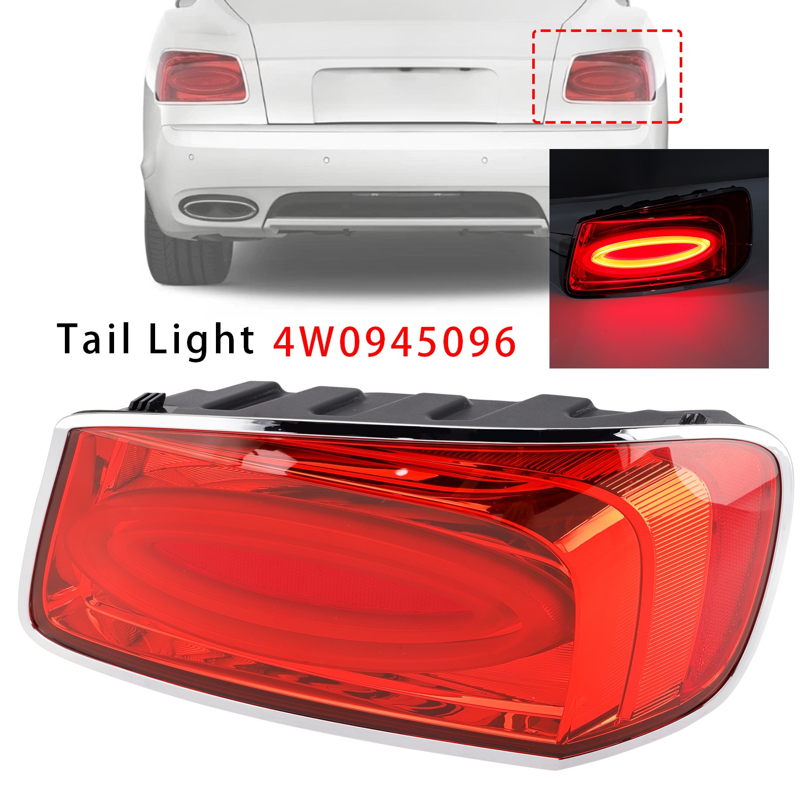 Bentley Flying Spur 2013-2019 Front Right Lower Tail lights 2 pcs P/N 4W0945096