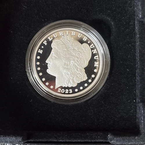 2023-S Proof $1 Morgan Silver Dollar Box, OGP & COA