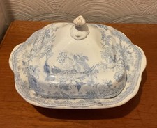 Antique "Asiatic Pheasants" ironstone vegetable tureen.  Ideal for families 