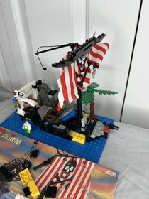 Vtg LEGO Pirates 6296 Shipwreck Island 