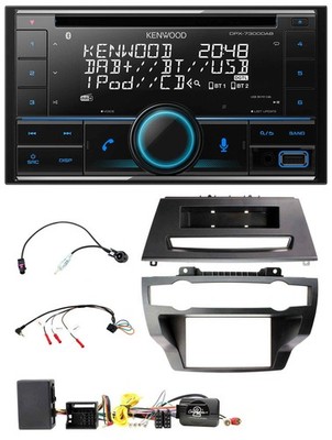 Kenwood CD 2DIN DAB USB Lenkrad Bluetooth Autoradio für BMW X5 X6 E70 E71 07-13