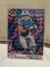 Panini Mosaic 2025 Golden Tate III #214 Detroit Lions PURPLE REACTIVE NFL  Card