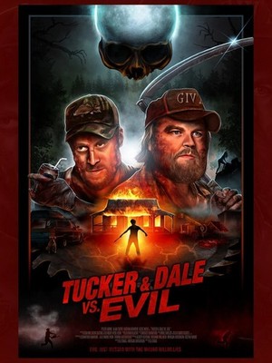 Tucker and Dale vs Evil Horror Comedy Movie Vintage Art Poster