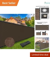 Privacy Fence Screen Heavy Duty Shade Net Cover 4x50 ft for Garden Yard Pool