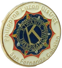 Kiwanis Inter. Philippine Luzon District San Fernando Cabalen Pin