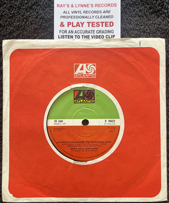 Daryl Hall/John Oates   Las Vegas Turnaround (The Stewardess Song) 7'' NM VIDEO