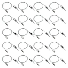 20-Pack Hexagon Garage Lights Lighting Suspension Cables Kit - 3.28ft/1M Hexa...